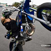 Stunt moto Montpellier Team CO2