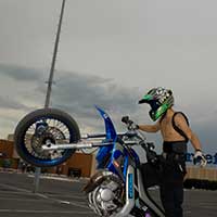 Stunt moto Montpellier Team CO2