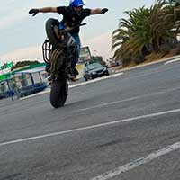 Stunt moto Montpellier Team CO2