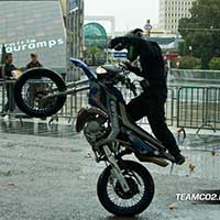 Stunt moto Montpellier Team CO2