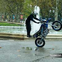 Stunt moto Montpellier Team CO2