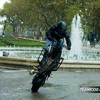 Stunt moto Montpellier Team CO2