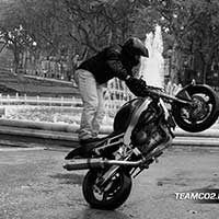 Stunt moto Montpellier Team CO2