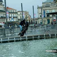 Stunt moto Montpellier Team CO2