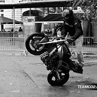 Stunt moto Montpellier Team CO2