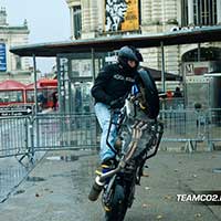 Stunt moto Montpellier Team CO2