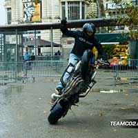 Stunt moto Montpellier Team CO2