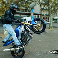 Stunt moto Montpellier Team CO2