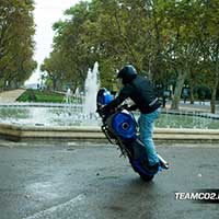 Stunt moto Montpellier Team CO2