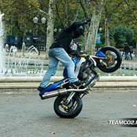 Stunt moto Montpellier Team CO2