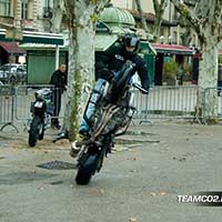 Stunt moto Montpellier Team CO2