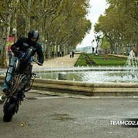 Stunt moto Montpellier Team CO2