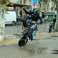 Stunt moto Montpellier Team CO2