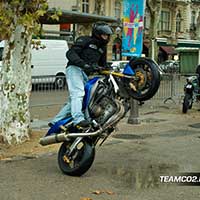 Stunt moto Montpellier Team CO2