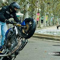 Stunt moto Montpellier Team CO2