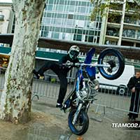 Stunt moto Montpellier Team CO2