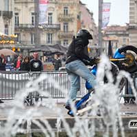 Stunt moto Montpellier Team CO2