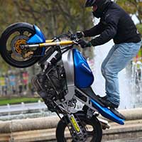 Stunt moto Montpellier Team CO2